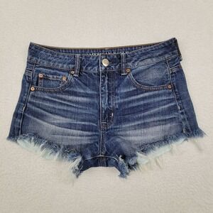 American Eagle High Rise jean short